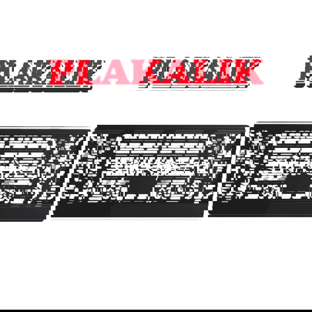 Kapaklı Plakalık (100 adet )